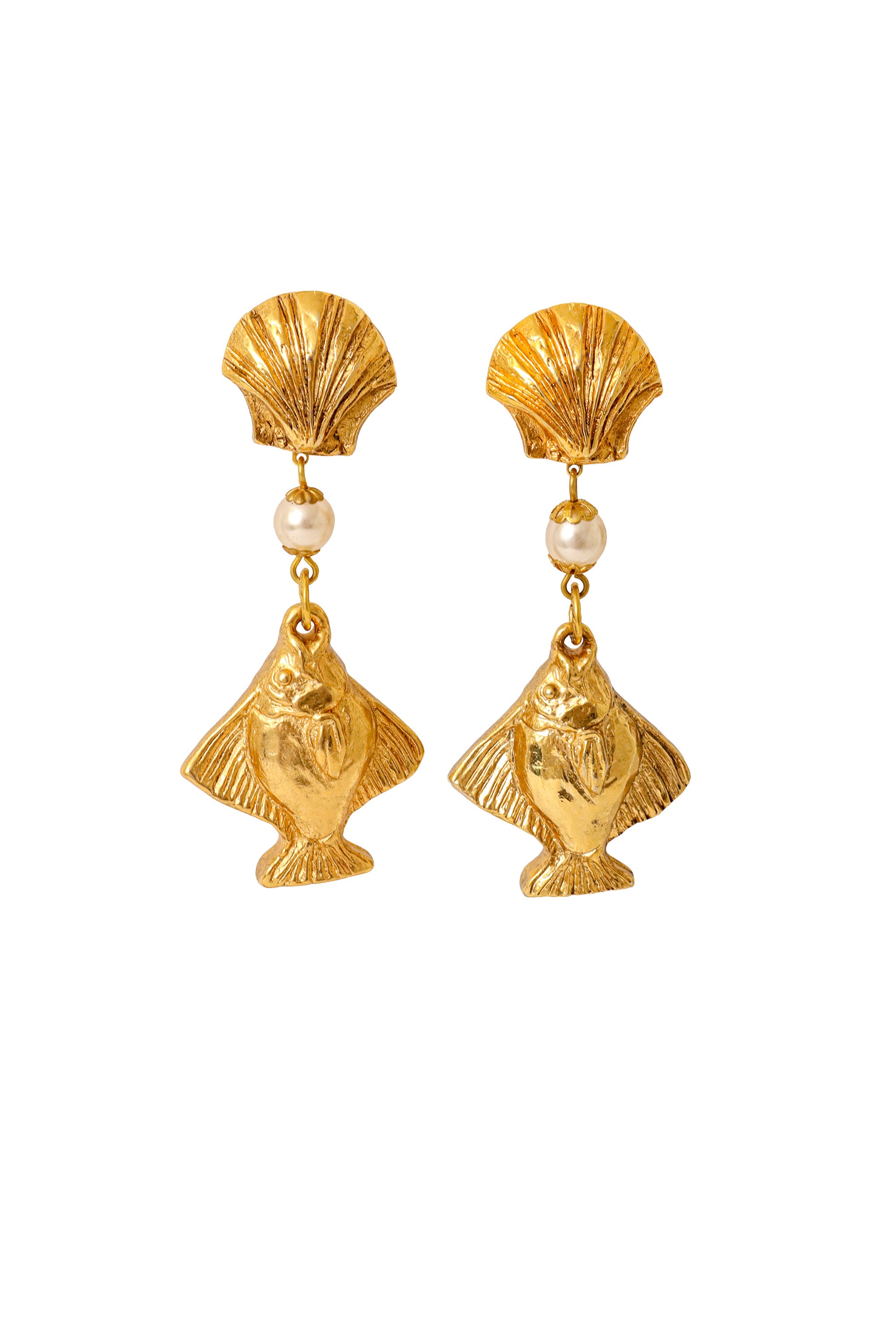 Angelfish Drop Earrings I @ Recess LA