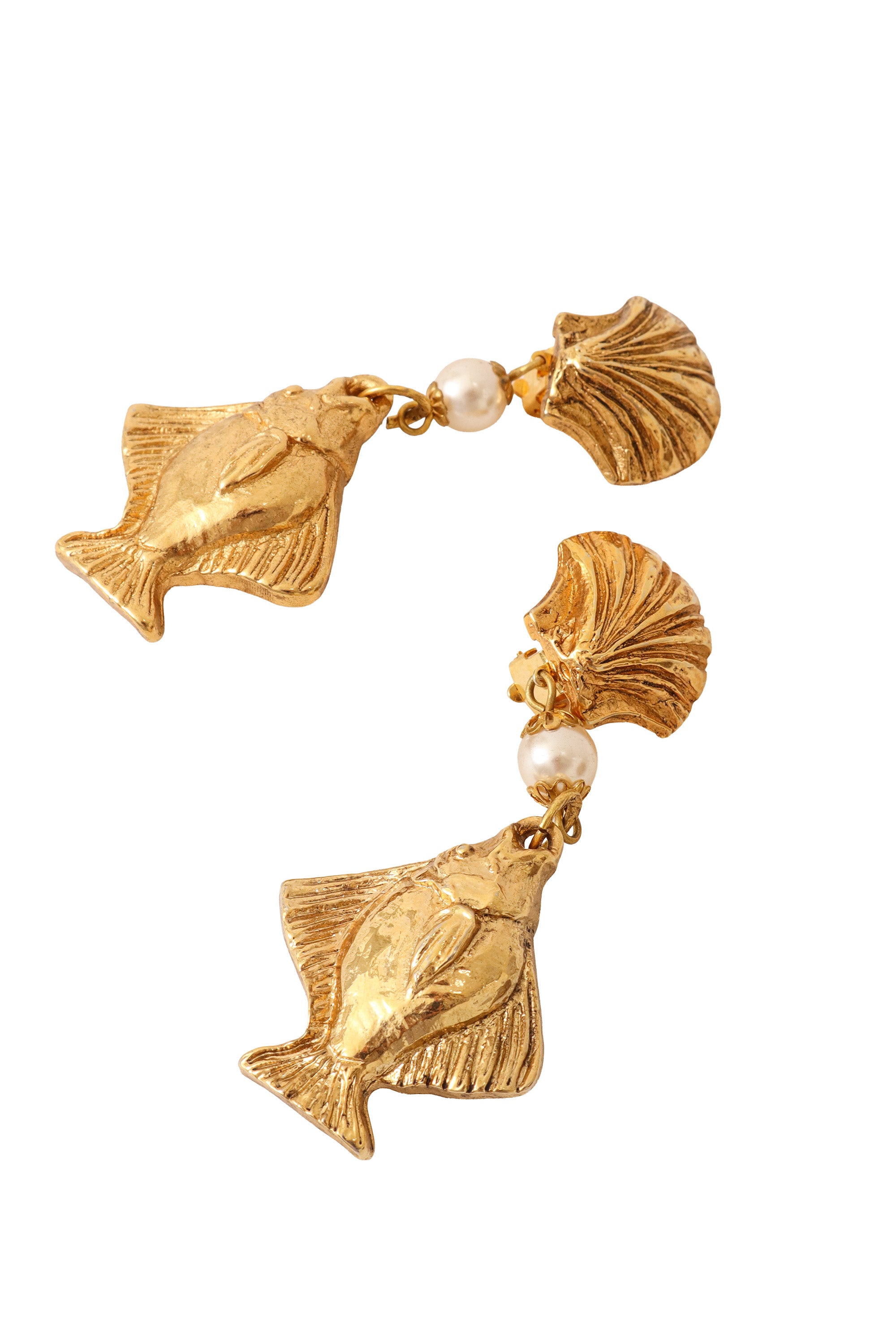 Angelfish Drop Earrings I flat @ Recess LA