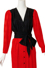 midi dress by Emanuel Ungaro on mannequin close @ Recess LA