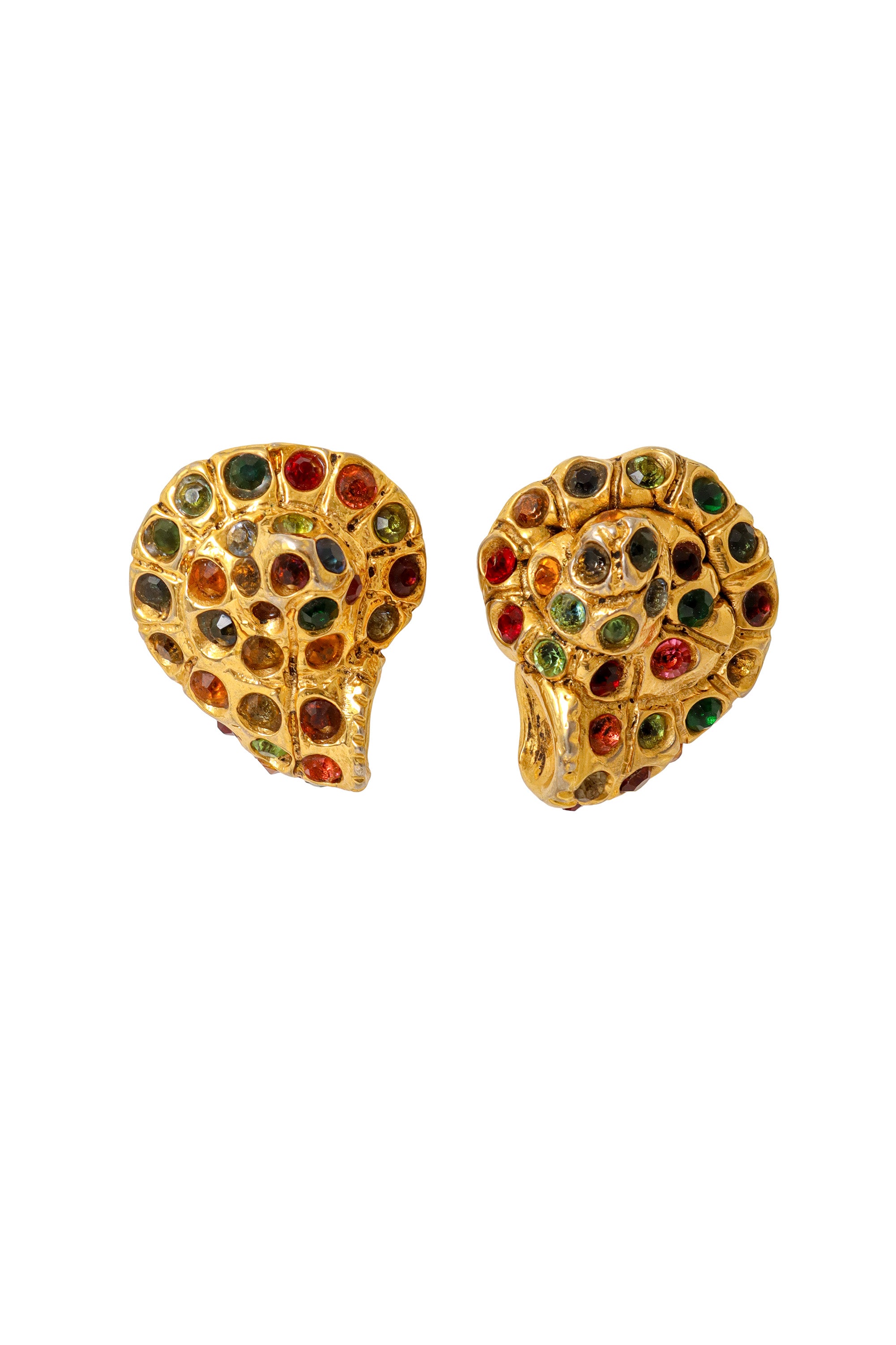 nautilus shell earrings by Kallinger @ Recess LA