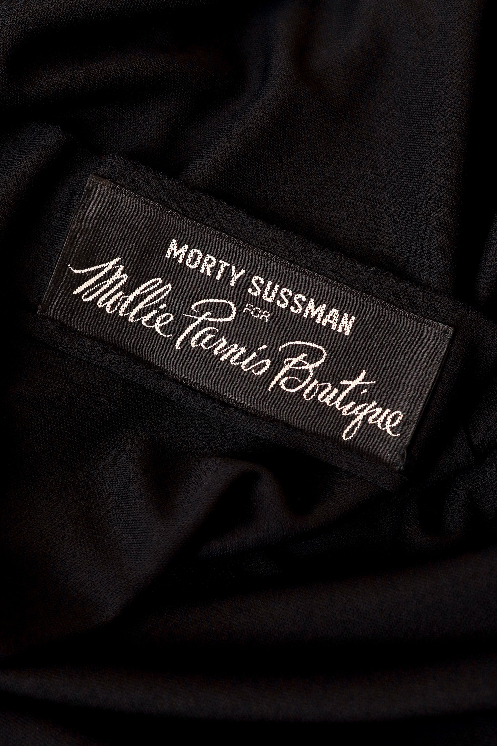 Embellished Sheer Yoke Jersey Gown