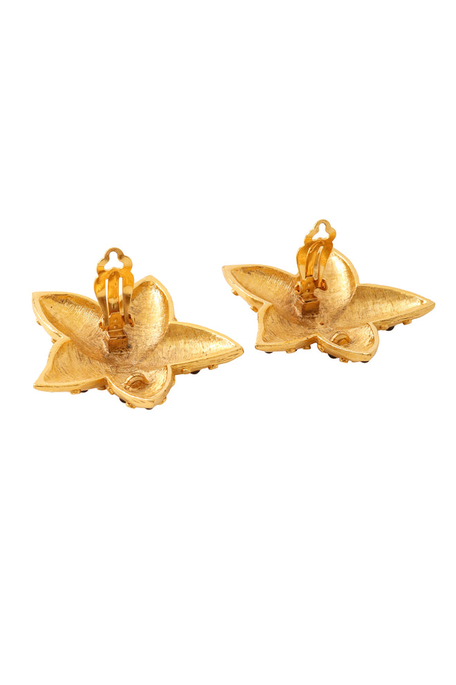 Cabochon Starfish Earrings backs open @ Recess LA