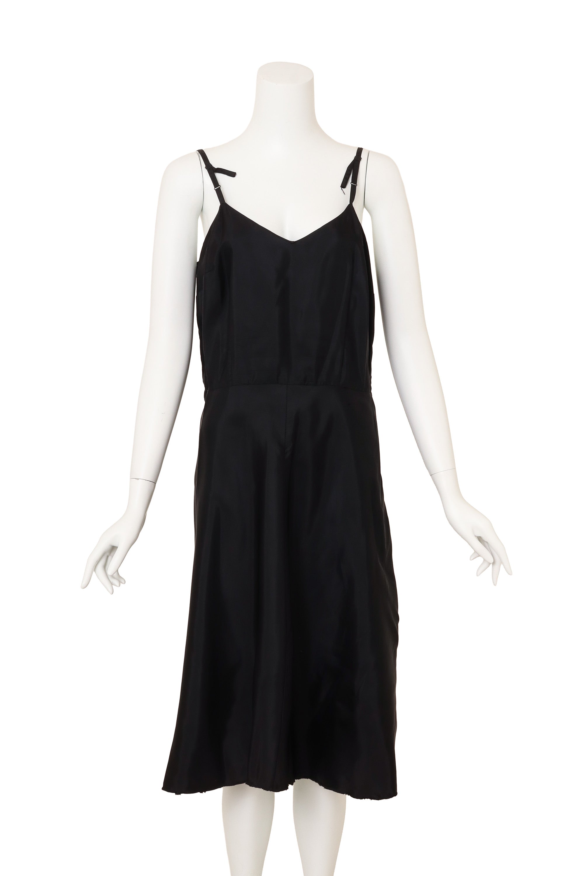 Unsigned Vintage Lace Chiffon Overlay and Slip Set @ Recess LA slip on mannequin 