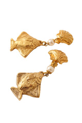 Angelfish Drop Earrings II close @ Recess LA