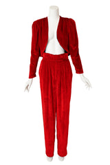 Velvet Bolero & Pant Set