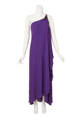 One Shoulder Beaded Gown by Bok K Courture @ Recess LA 