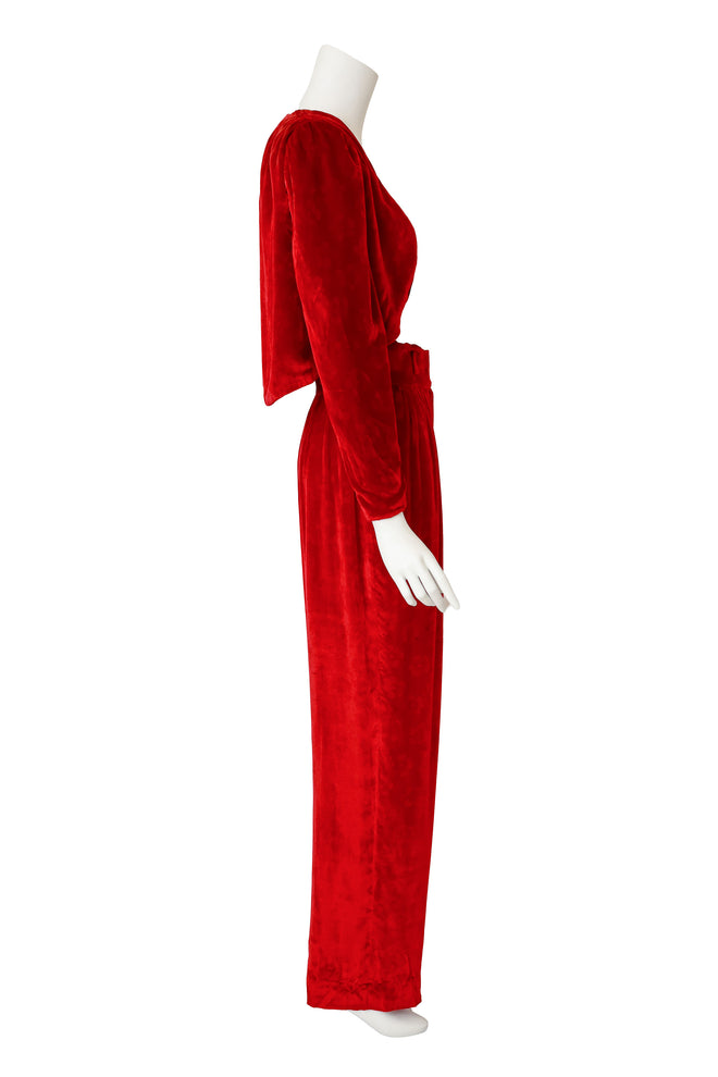 Velvet Bolero & Pant Set