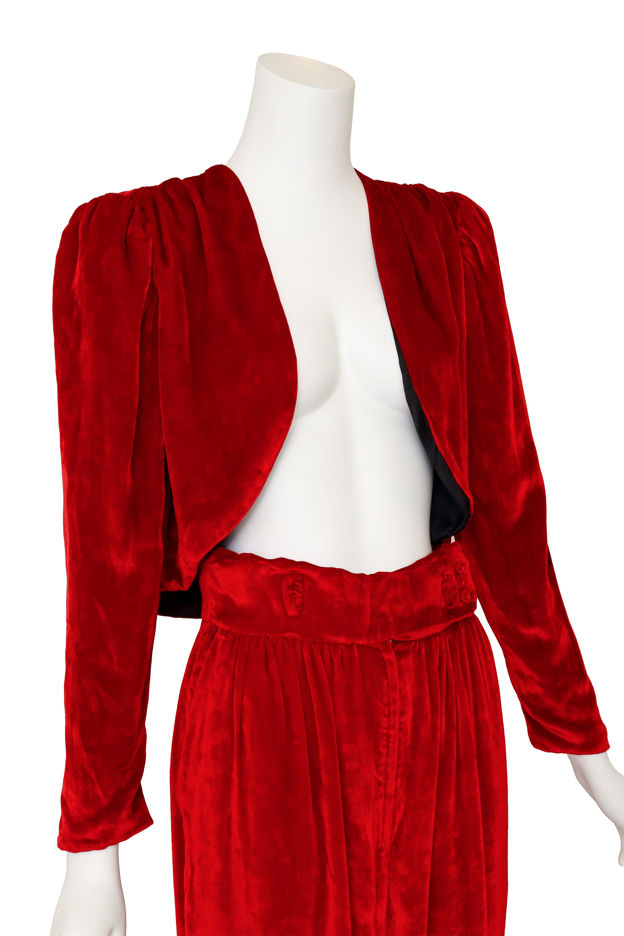 Velvet Bolero & Pant Set