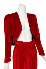 Velvet Bolero & Pant Set