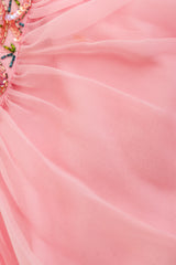 Beaded Halter Chiffon Gown & Scarf
