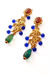 glass drop earrings by Claire Deve close up @ Recess LA