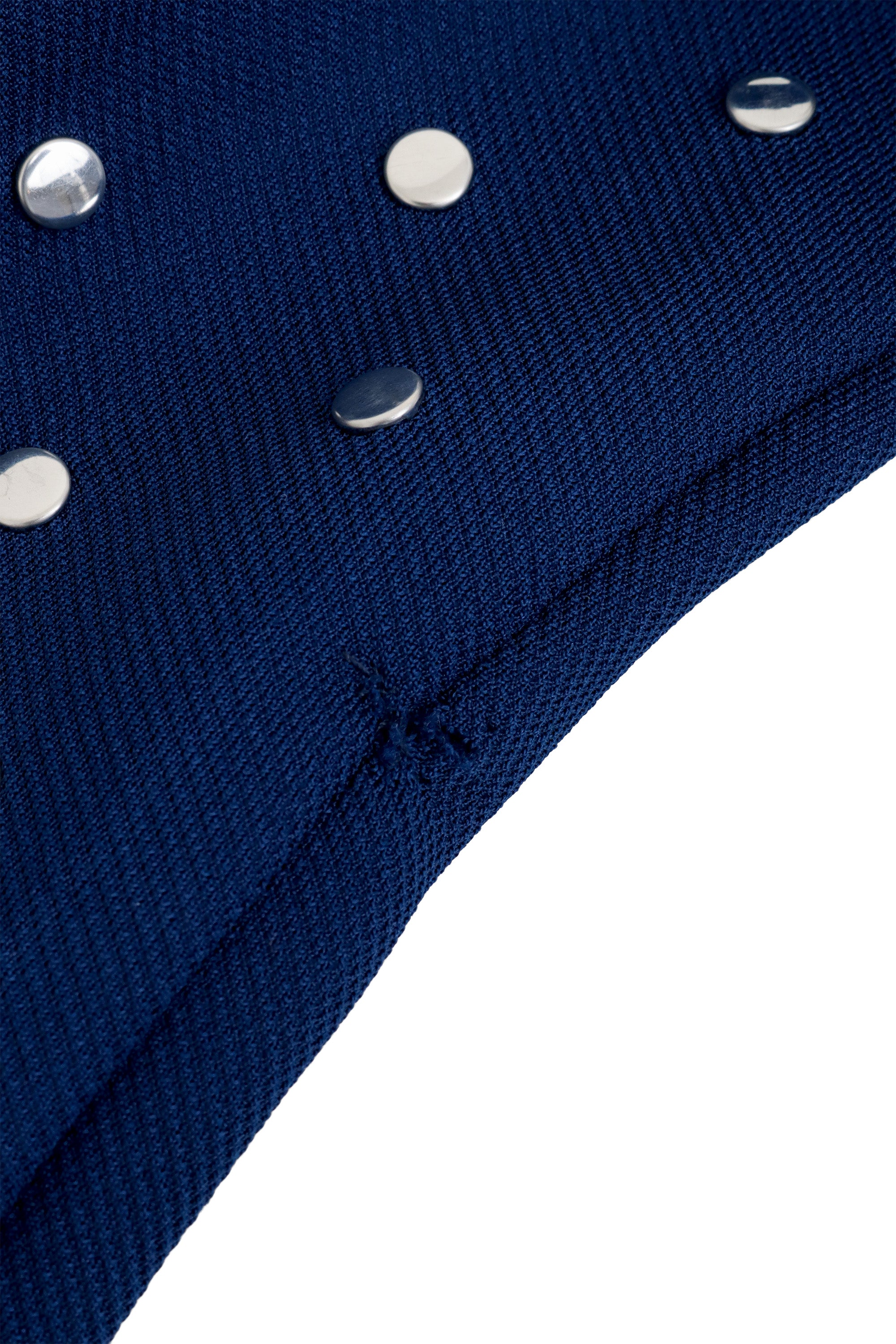 Vintage Donald Brooks Circle Stud Shirt Dress underarm hole @ Recess LA