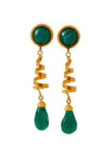 Spiral earrings by Deanna Hamro @ Recess LA