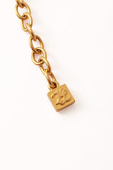 Key charm necklace by Kenneth Lane cartouche @ Recess LA