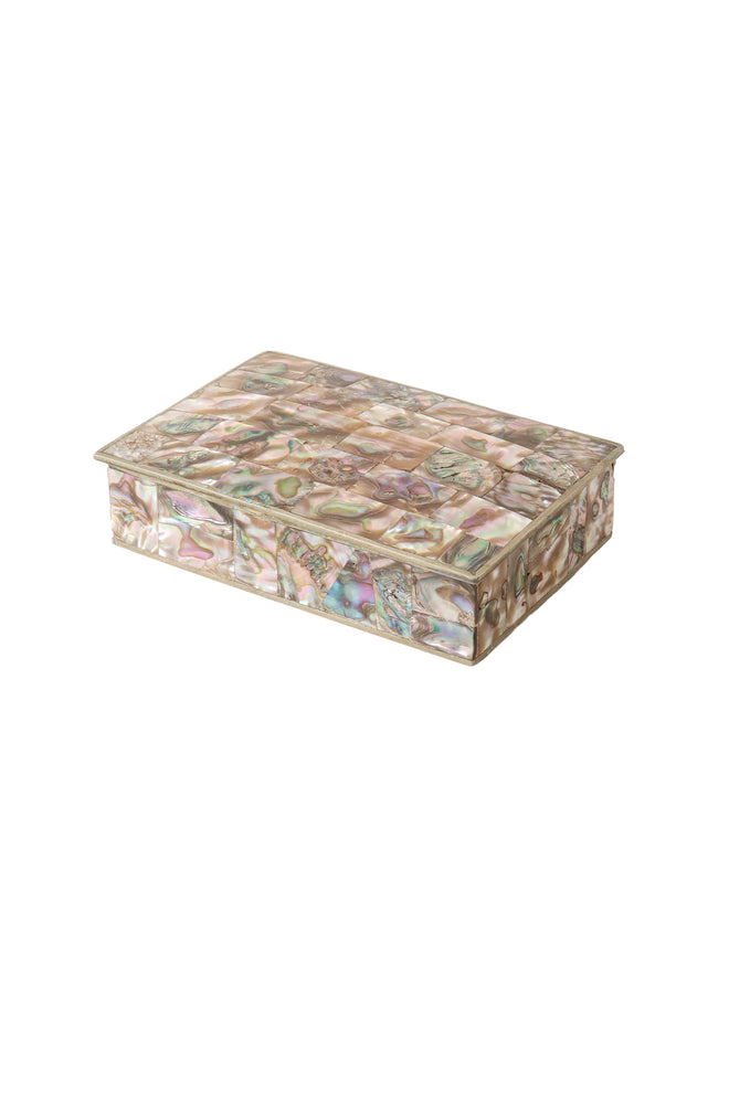 shell mosaic box @ Recess LA 