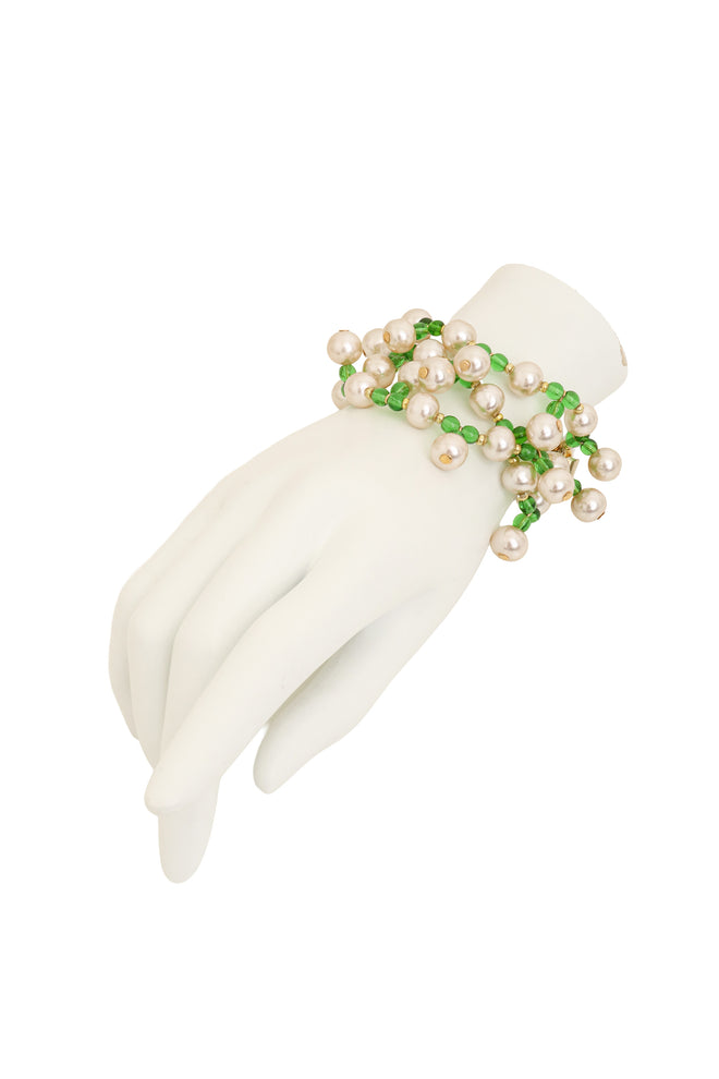 Vintage deLillo Pearl Beaded Bracelet I on mannequin @ Recess LA