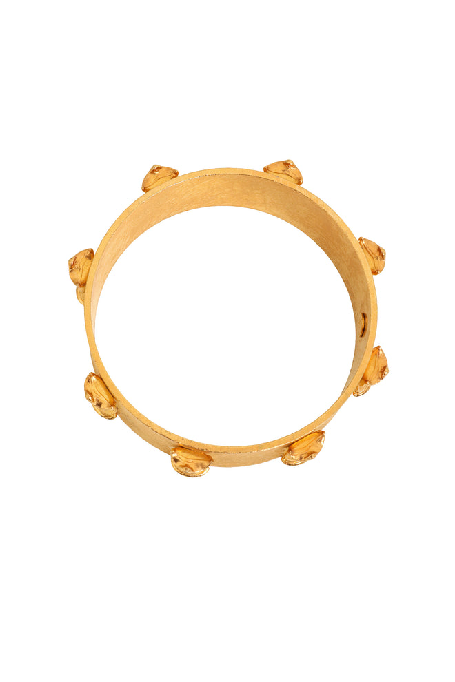 Vintage William deLillo King Cuff Bracelet II from above @ Recess LA
