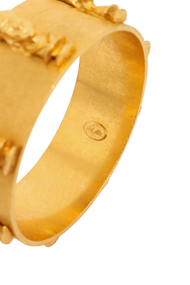 Vintage deLillo King Cuff Bracelet III signature @ Recess LA