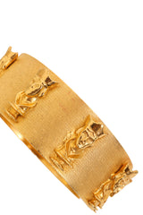 Vintage deLillo King Cuff Bracelet III close @ Recess LA
