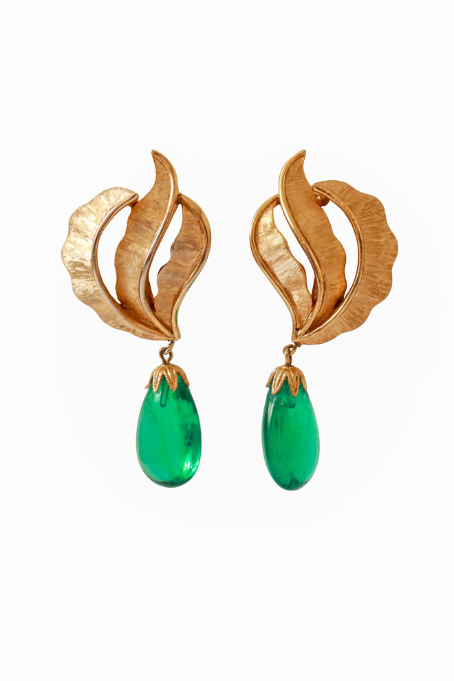 necklace and earrings set by Trifari earrings @ Recess LA