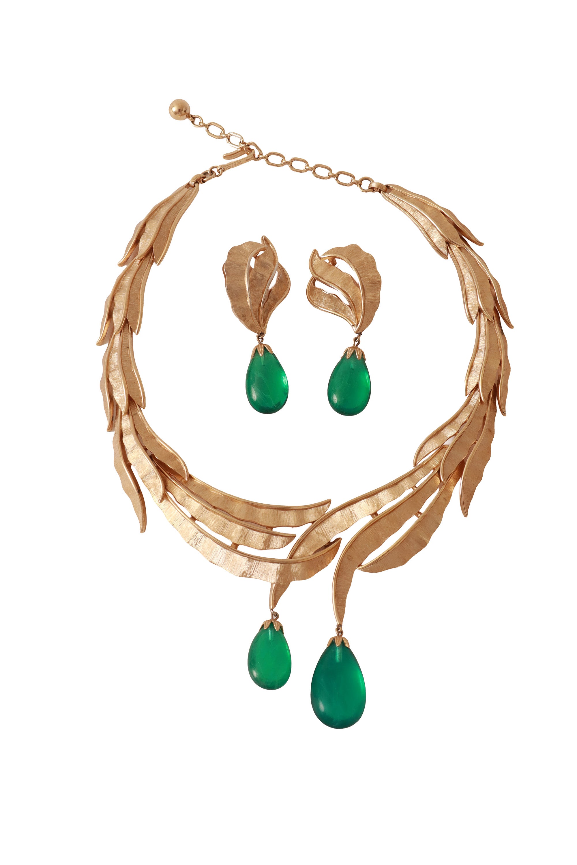 necklace and earrings set by Trifari @ Recess LA