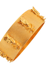 Vintage deLillo King Cuff Bracelet IIII close @ Recess LA