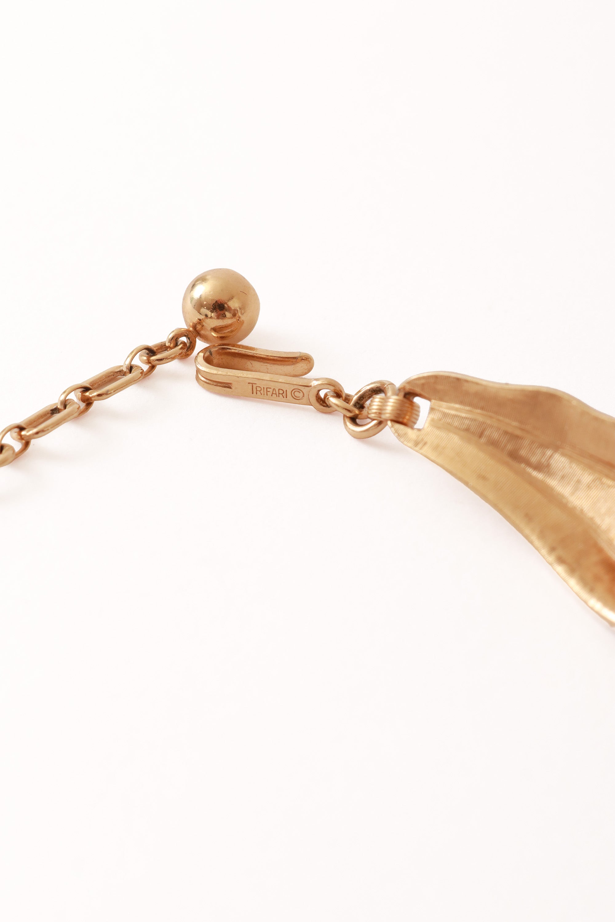 necklace and earrings set by Trifari signature @ Recess LA