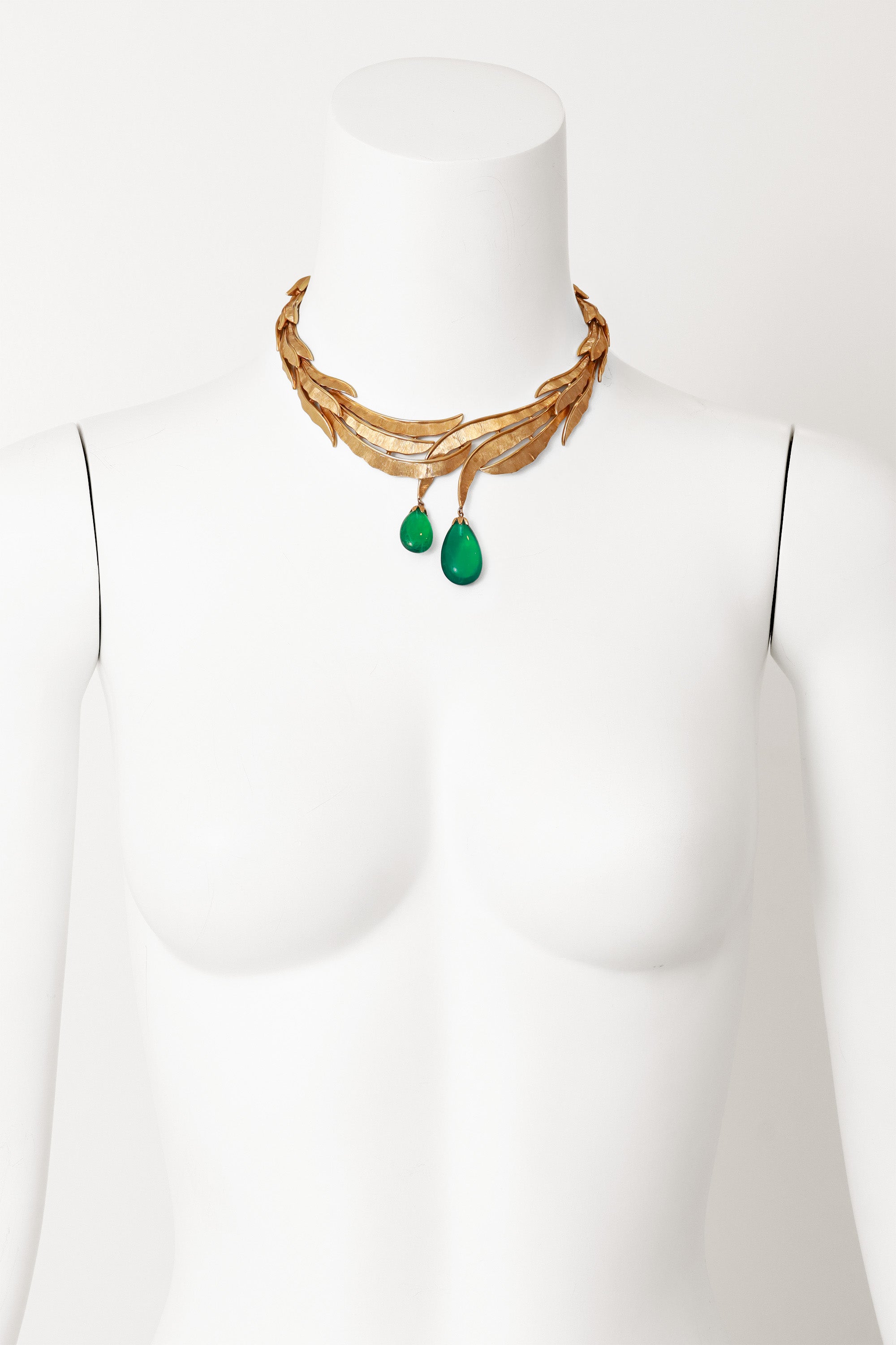 necklace and earrings set by Trifari necklace on mannequin @ Recess LA