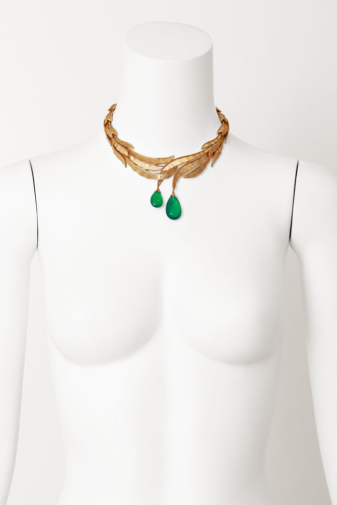 necklace and earrings set by Trifari necklace on mannequin @ Recess LA