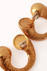 Hammered U hoop earrings by Alexis Lahellec signature @ Recess LA