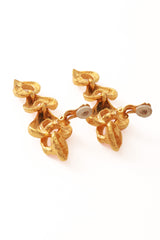  heart-link drop earrings backs open @ Recess LA