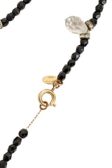 Vintage William deLillo Sautoir Crystal Drop Beaded Necklace deLillo signature @ Recess LA