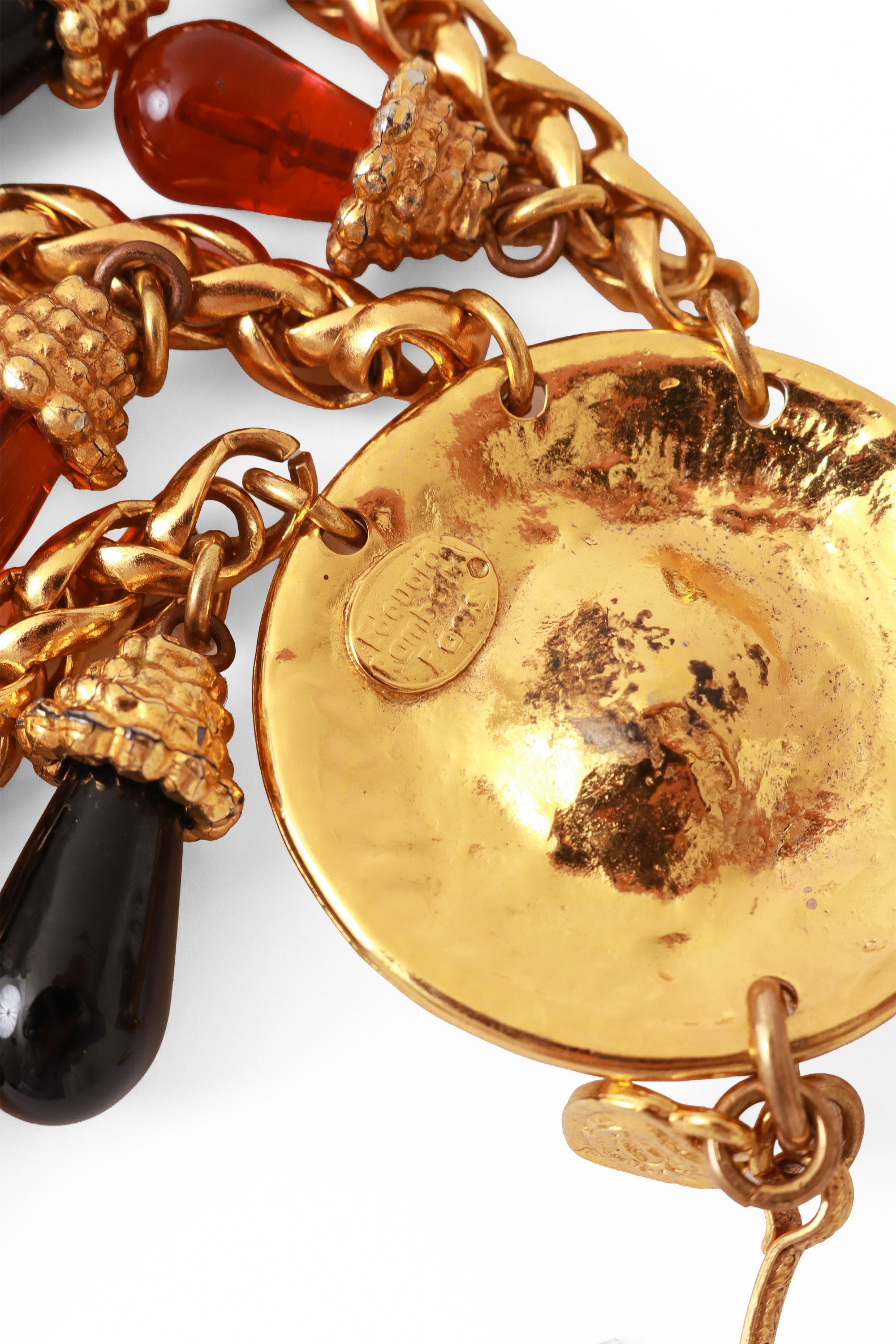 chain belt by Edouard Rambaud cartouche @ Recess LA