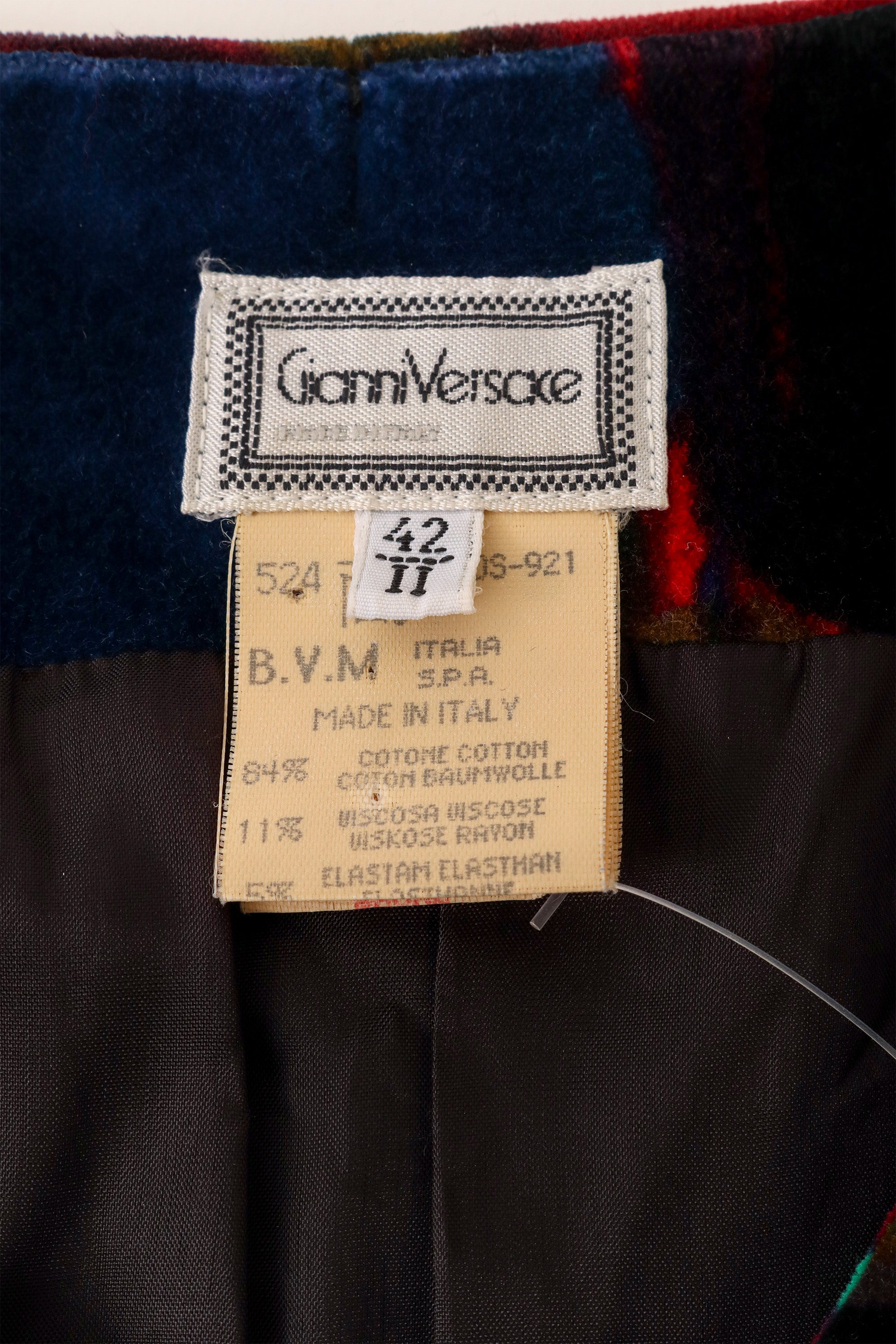 velvet vest by Gianni Versace label @ Recess LA
