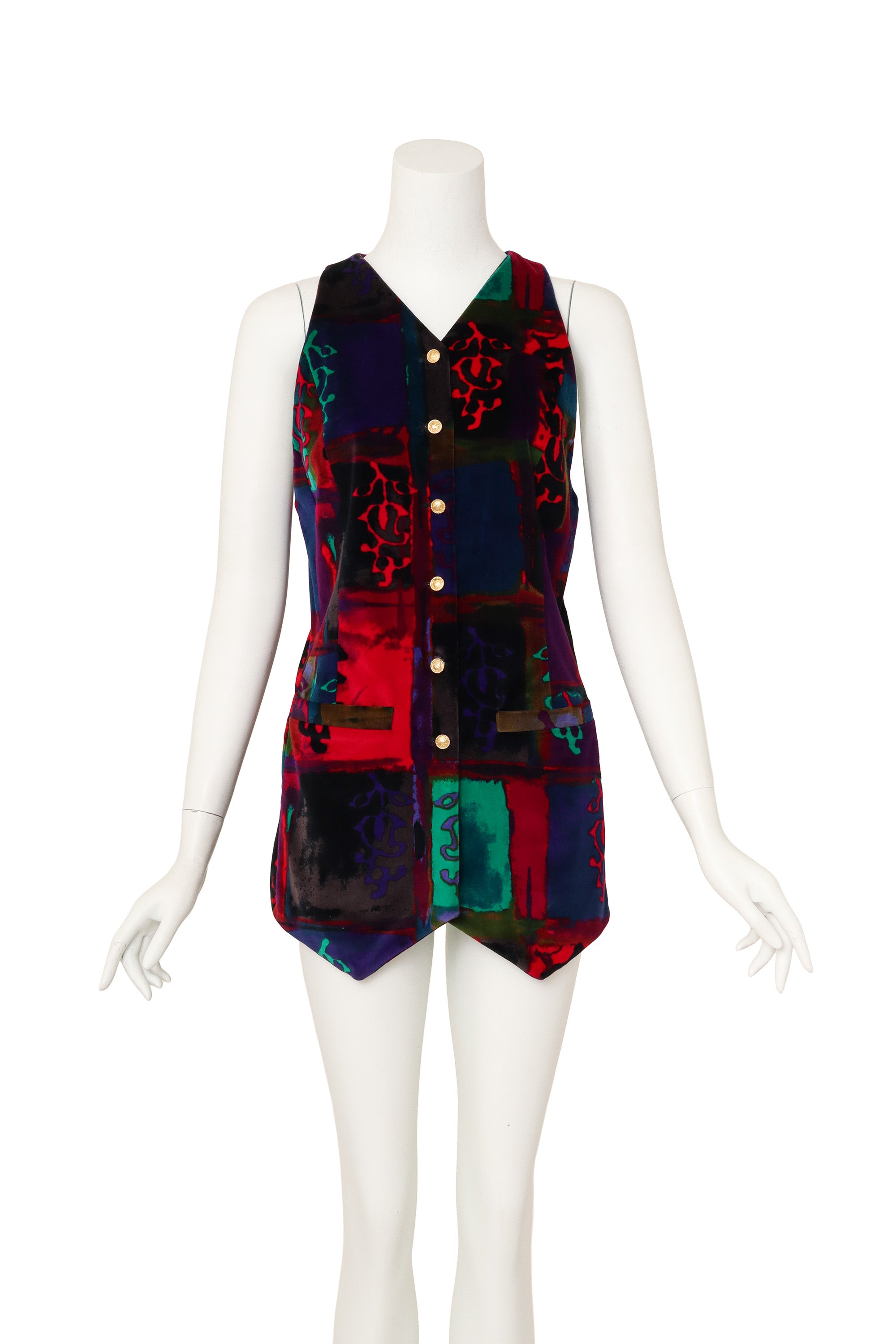velvet vest by Gianni Versace on mannequin @ Recess LA