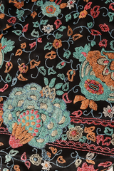 beaded floral cape beaded close @ Recess LA