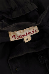 Vintage Valentinas Victorian Balloon Leg Jumpsuit tag @ Recess LA 