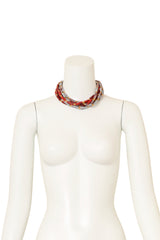 Vintage William deLillo Mottled Bead Choker on mannequin @ Recess LA