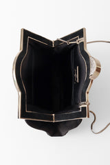 Satin Rhinestone Frame Bag by Judith Leiber inside @ Recess LA