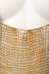 Metal Mesh Dress & Belt Set