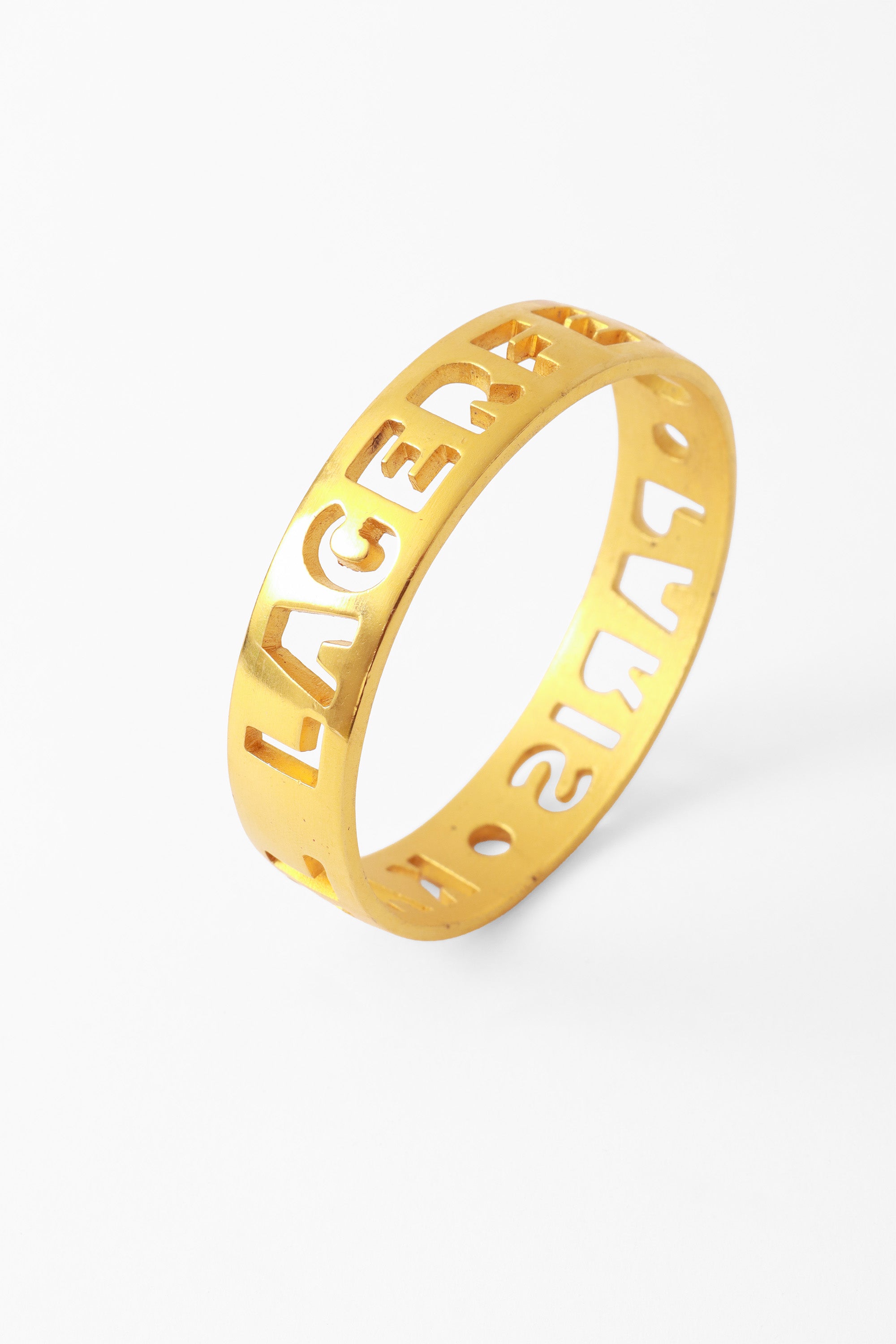 bangle bracelet by Karl Lagerfeld on side @ Recess LA
