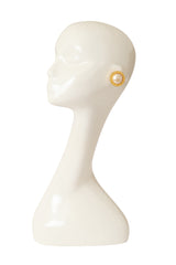 logo earrings by Karl Lagerfeld on mannequin @ Recess LA