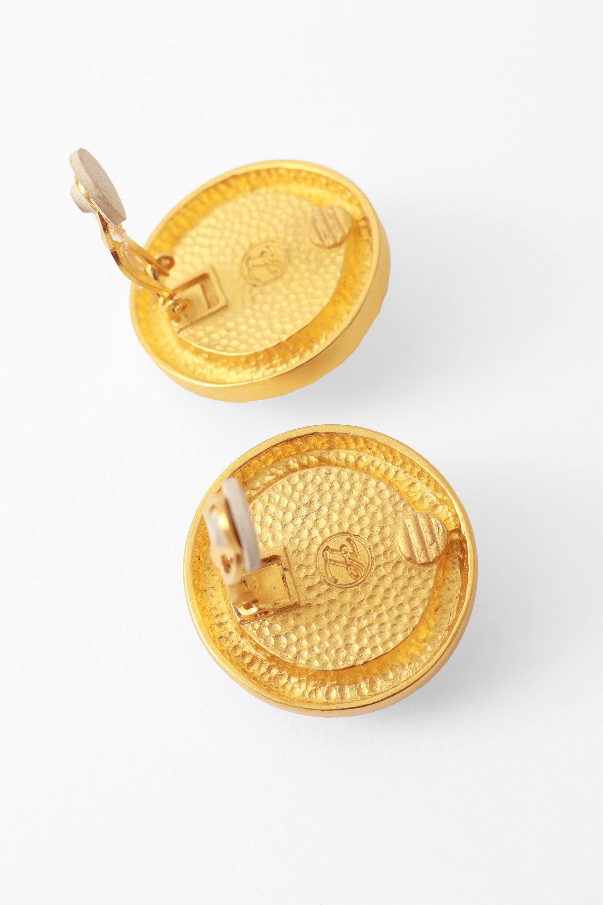 logo earrings by Karl Lagerfeld signature @ Recess LA