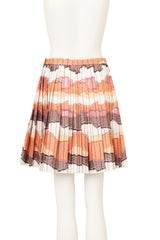Christian Dior Pleated Lamé Mini Skirt on mannequin back @ Recess LA