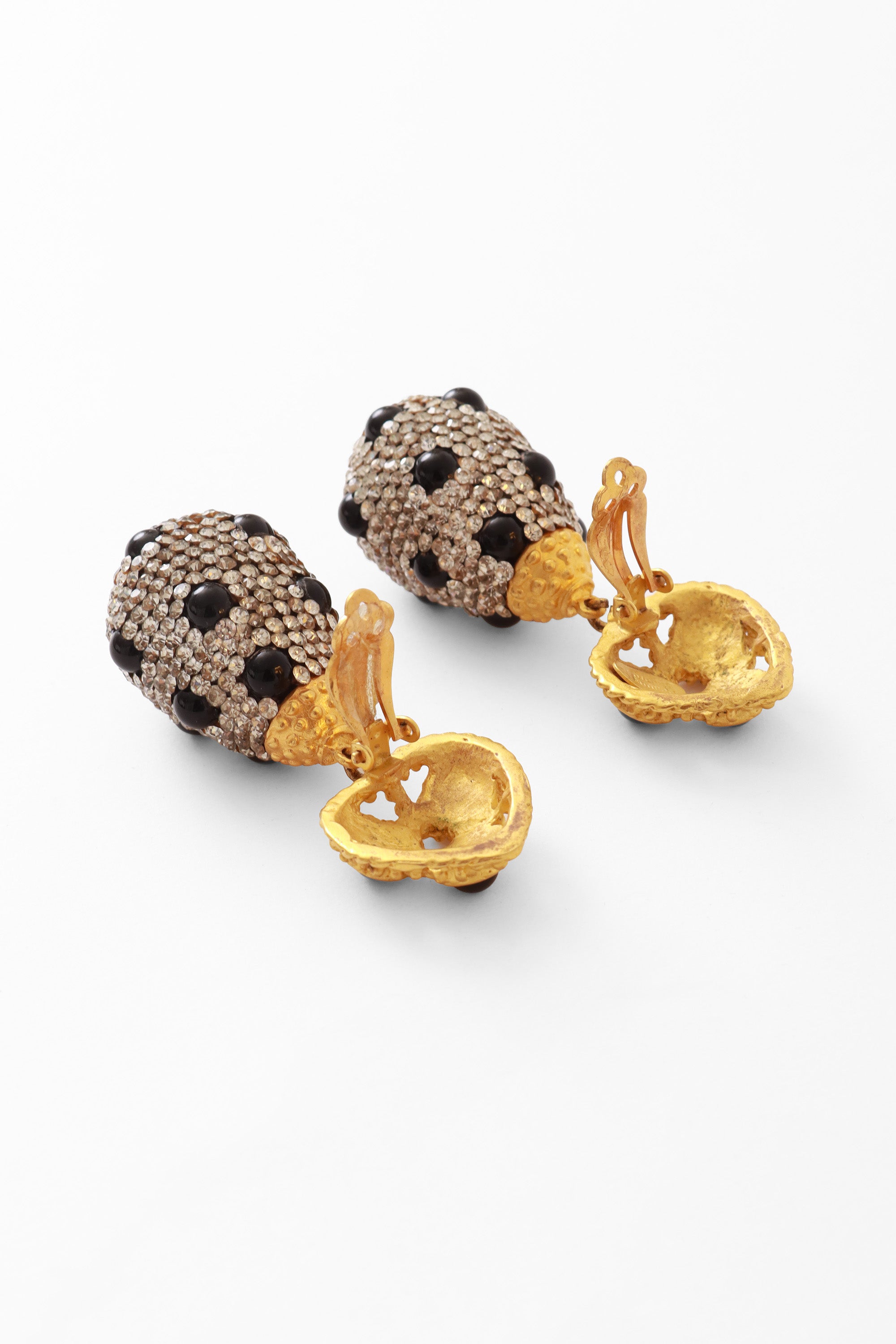Egg Drop Earrings by Deanna Hamro backs open @ Recess LA