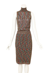 Vintage Missoni Top & Skirt Set on mannequin @ Recess LA