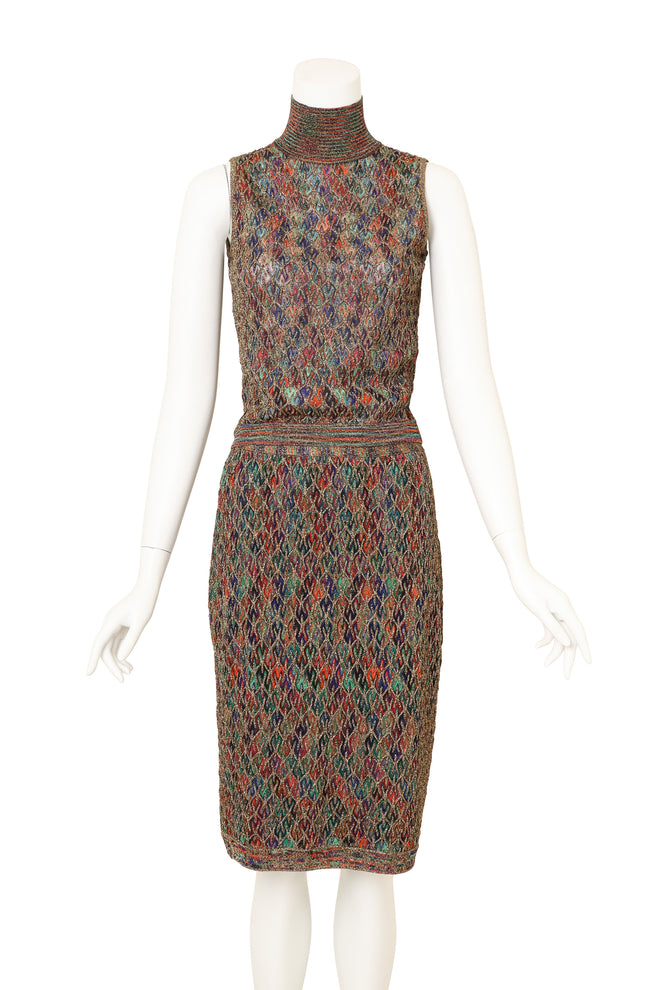 Vintage Missoni Top & Skirt Set on mannequin @ Recess LA