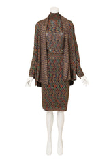 Vintage Missoni Cardigan, Top & Skirt Set on mannequin @ Recess LA