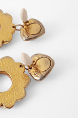 drop earrings by Satellite cartouche 1 @ Recess LA