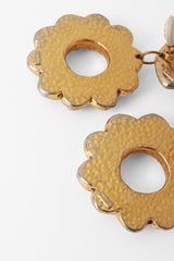 drop earrings by Satellite cartouche 2 @ Recess LA